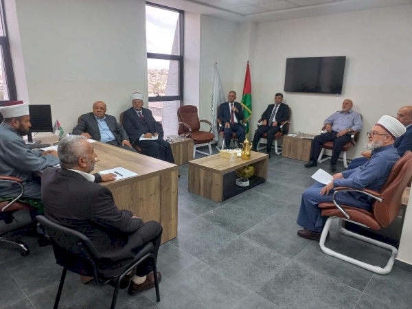 الإجتماع الإستشاري الأعلى لمجلس كلية العلوم الإسلامية في بلدة الظاهرية بترؤس سماحة الشيخ الأستاذ الدكتور محمد مصطفى نجم  - وزير الأوقاف والشؤون الدينية