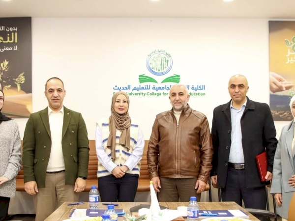 بتوجيهات سماحة الأستاذ الدكتور الشيخ محمد نجم وزير الأوقاف والشؤون الدينية تم توقيع مذكرة تفاهم خلال زيارة رسمية لكلية العلوم الإسلامية إلى الكلية الذكية الجامعية